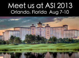 Meet us at ASI 2013